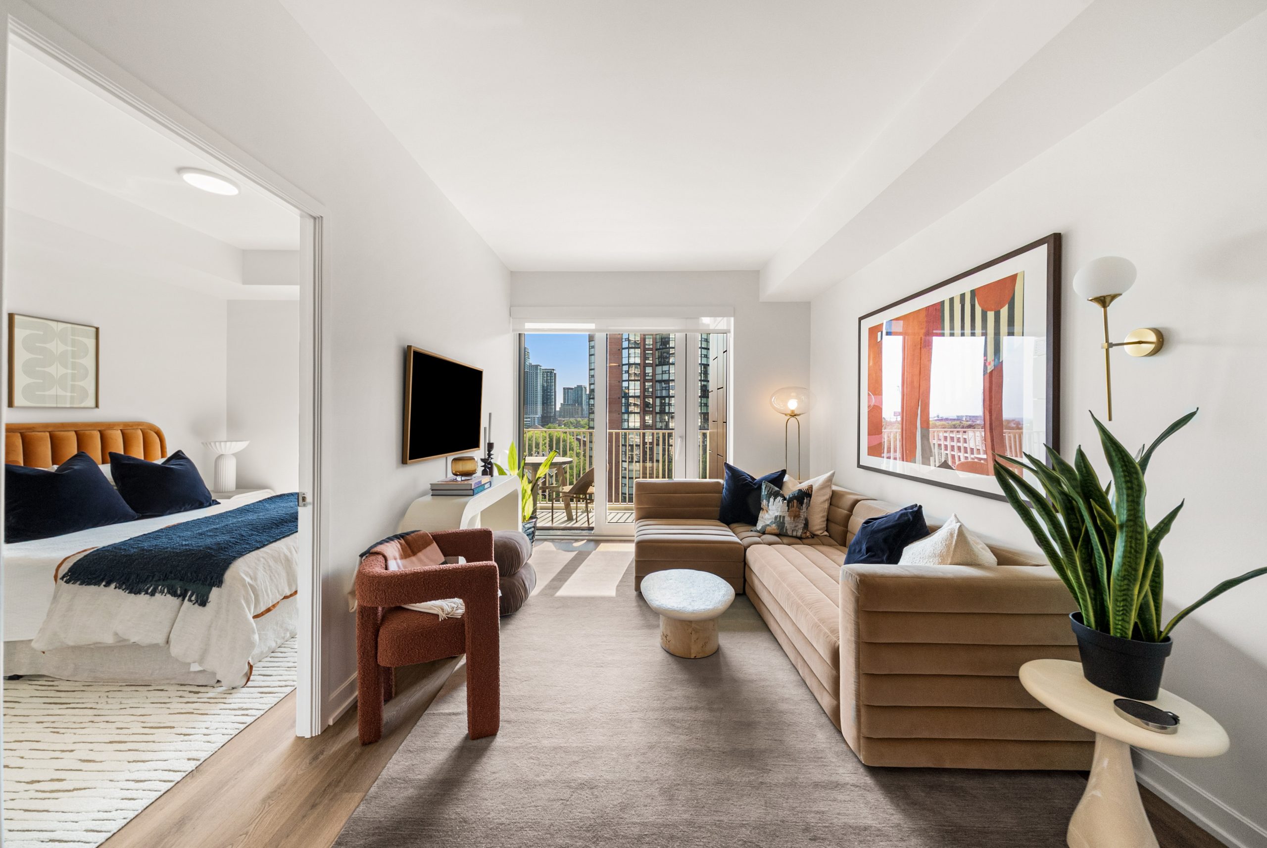 One Bedroom - Living
