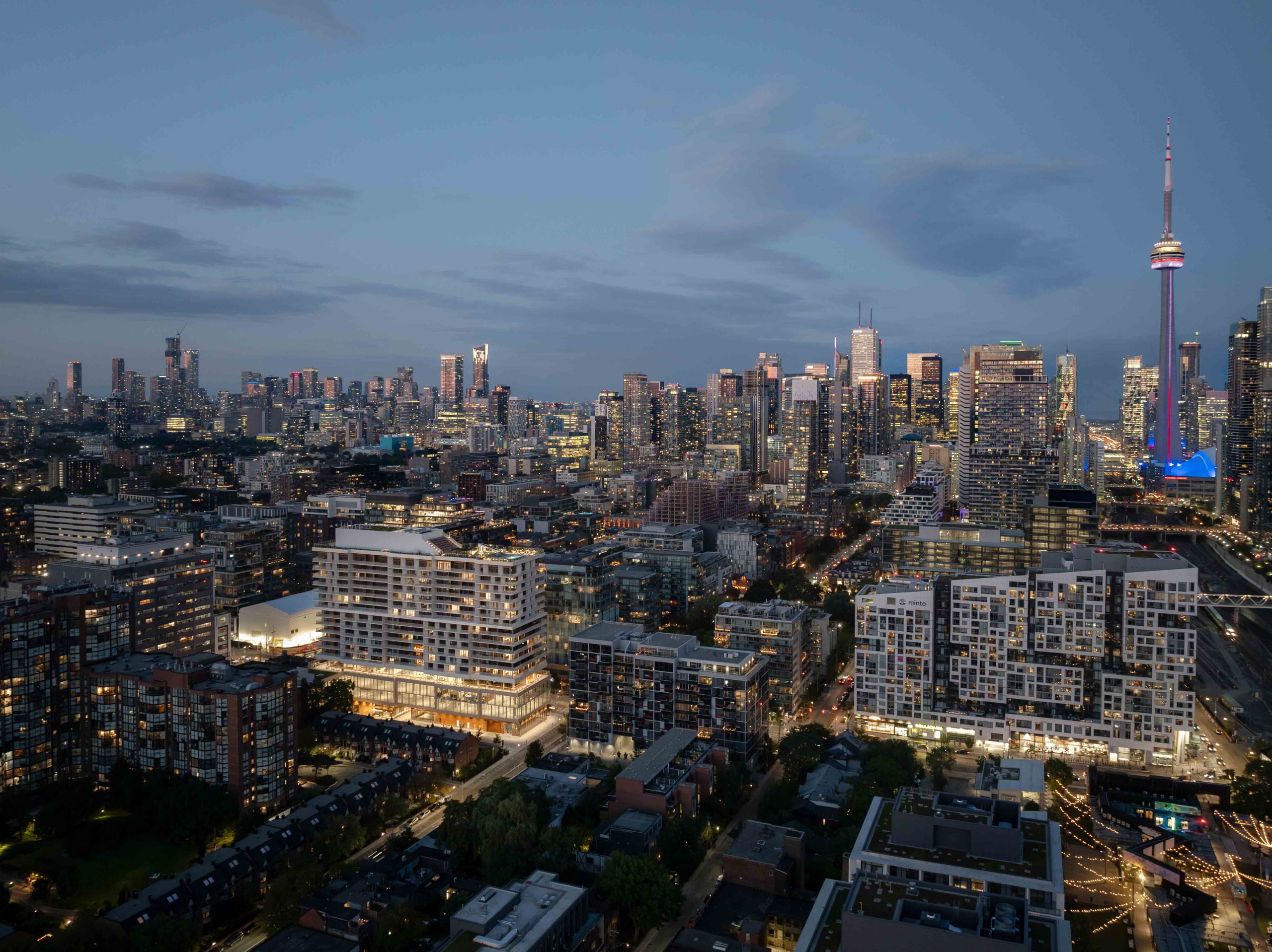 Building Aerial - Evening